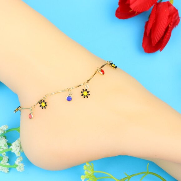 Elegant Handmade Anklet – Perfect for Women & Girls | Ideal Gift Option,DYC1034 - Picture 7 of 8